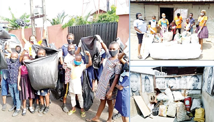 World of ajegunle women paying school fees with plastic bottles - nigeria newspapers online