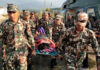 cdef army personnel carry an injured person on a stretcher after an earthquake in jajarkot nepal november