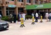 dfe scene at the kaduna electric office e