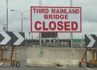 faf third mainland bridge closed