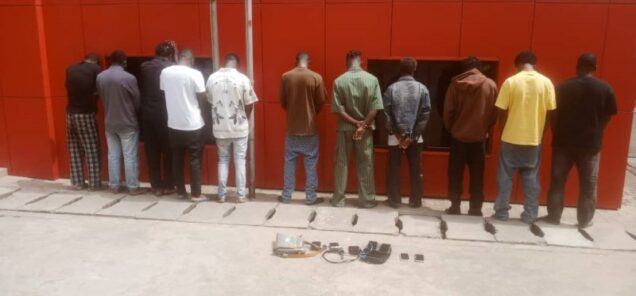 Efcc arrests 11 suspected internet fraudsters in abuja - nigeria newspapers online