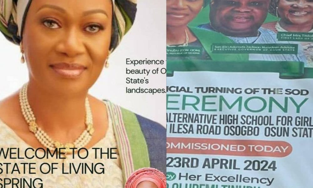 Osuns two first ladies welcome remi tinubu - nigeria newspapers online