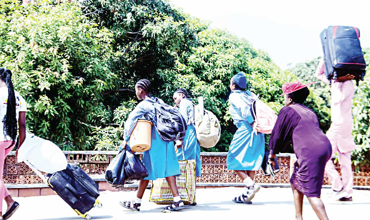 abd photo of pupils resuming for school