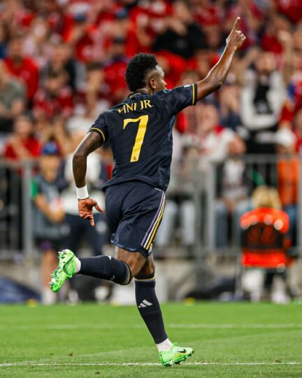 Vinicius junior grabs brace as madrid hold bayern in germany - nigeria newspapers online