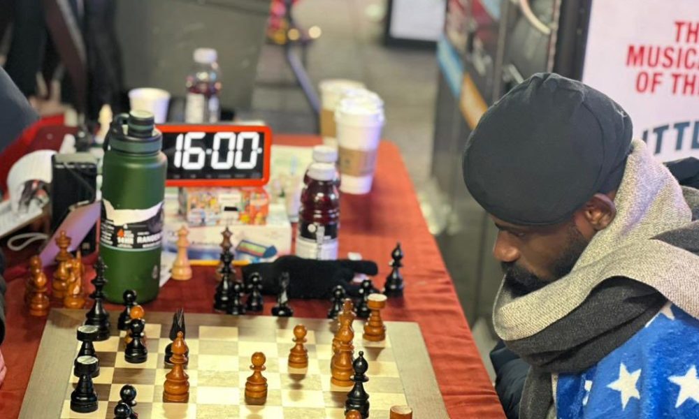 16 hours in nigerian onakoya remains unbeaten in chess marathon - nigeria newspapers online