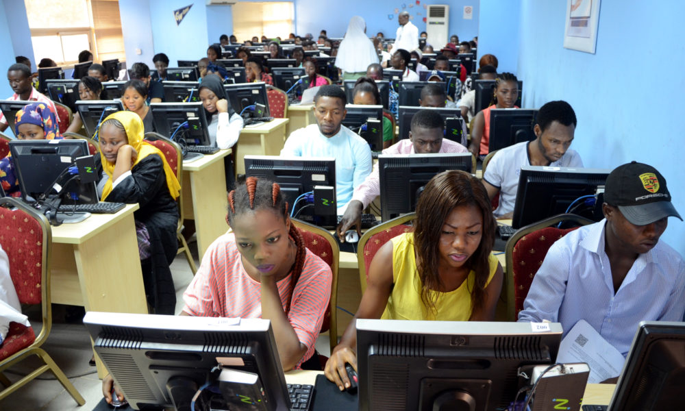 e pic.. jamb umte computer based test in abuja x