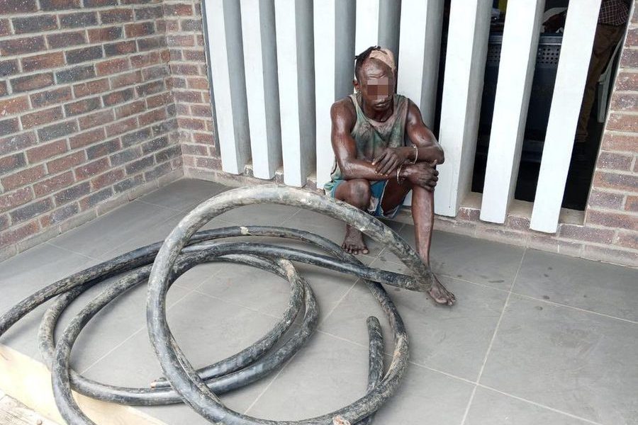 Lagos police arrest suspected cable vandal - nigeria newspapers online