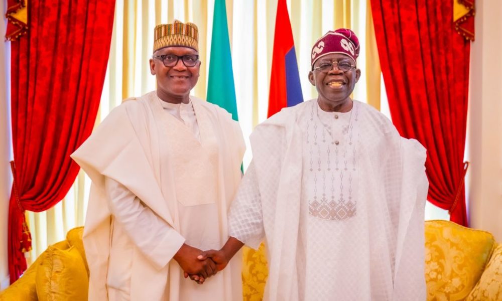 Tinubu lauds dangotes diesel price cut foresees economic relief - nigeria newspapers online