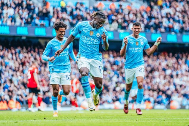 Ruthless man City demolish luton to move top - nigeria newspapers online