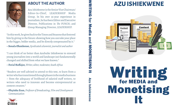 Veteran journalist ishiekwene writes book on writing for media and monetising it - nigeria newspapers online