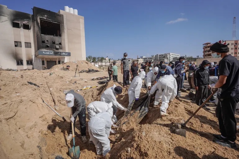 180 bodies found in mass graves at hospital in gaza - nigeria newspapers online