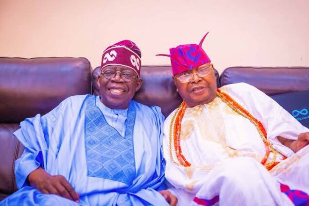 Tinubu sends important message to oba sikiru adetona - nigeria newspapers online