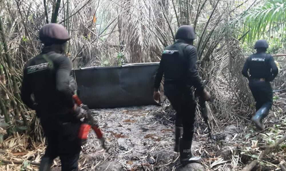 NSCDC dismantles illegal refinery in Rivers – Daily Trust
