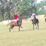 af players jostle for the ball during one of the national polo tournaments in ibadan recently