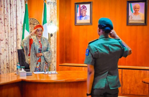 Oluremi tinubu told owowoh first female nigerian graduate of uks military academy photos - nigeria newspapers online