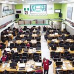 cfcc floor of the nigerian stock market x x