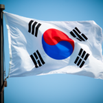 dfaa south korea flag x