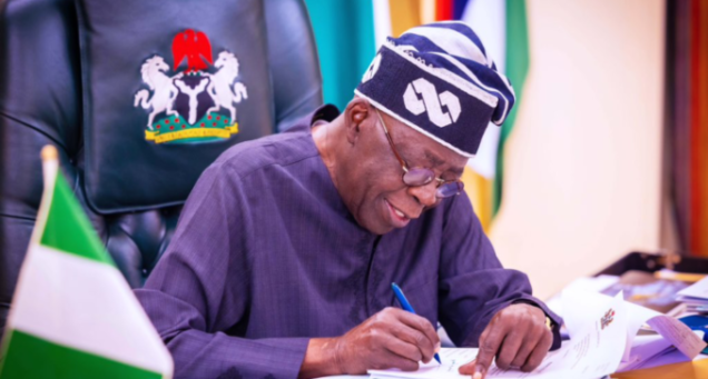 Breaking tinubu signs bill returning nigeria back to old national anthem - nigeria newspapers online