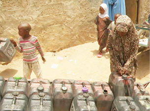 They stole my rented cart, Kano female  water vendor cries out