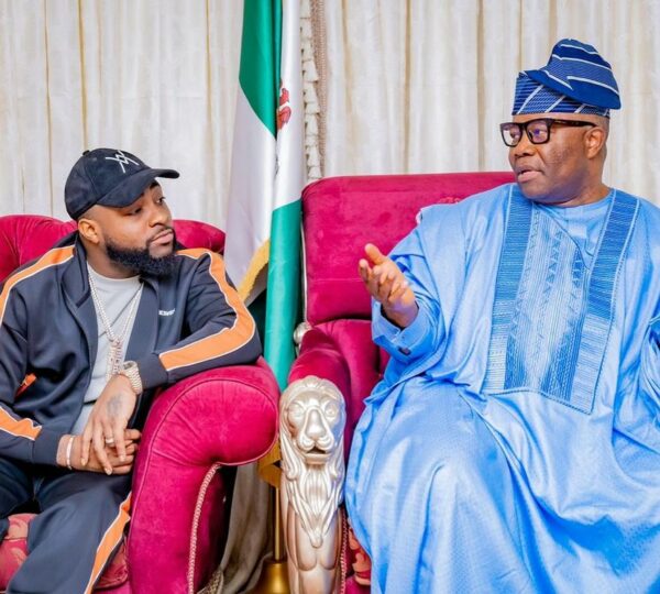 Photos senate president akpabio hosts davido in abuja - nigeria newspapers online