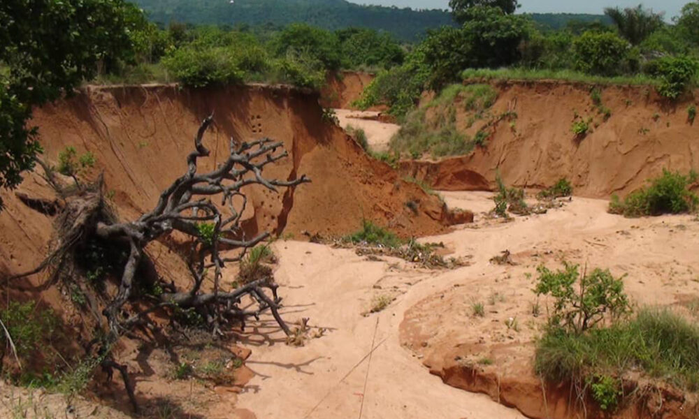 Gully erosion: Abia community, regional water scheme in