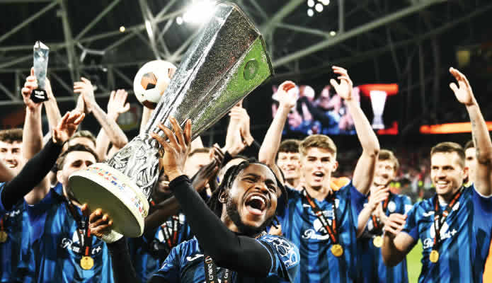 Lookmans historic hat-trick fires atalanta to europa triumph over leverkusen - nigeria newspapers online