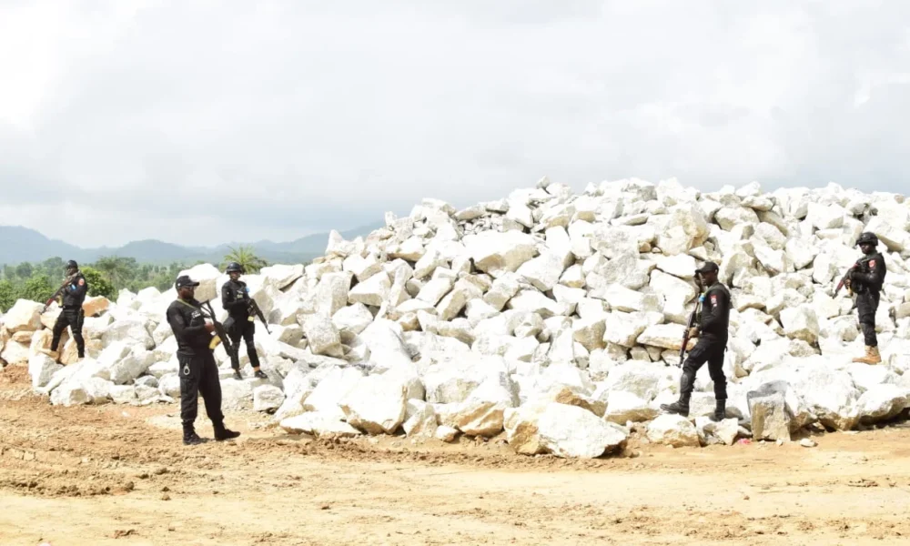 Fg shuts illegal mining site in fct - nigeria newspapers online