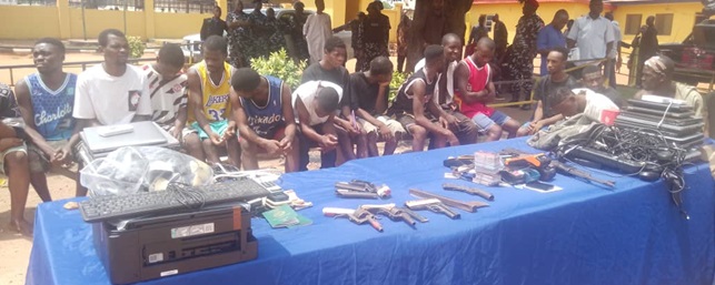 Police uncover internet fraud academy in Benue, arrest 35