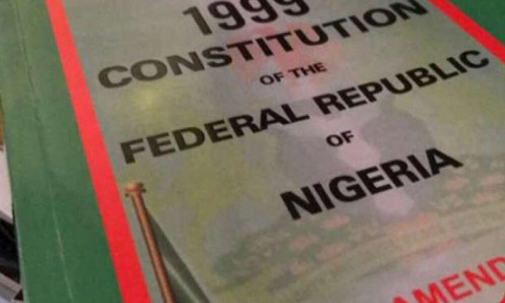 Constitution review nigeria already restructured part 1 - nigeria newspapers online