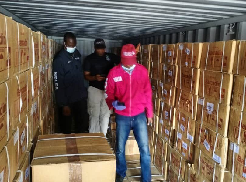 Video ndlea intercepts illicit drugs in warehouse - nigeria newspapers online