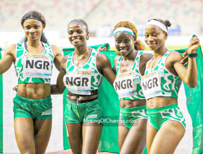 Amusan inspires team nigeria to 4x100m relay gold - nigeria newspapers online