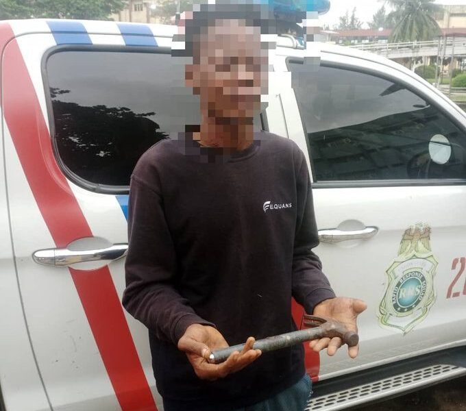 Lagos police arrest hammer-wielding attacker for attempted murder - nigeria newspapers online