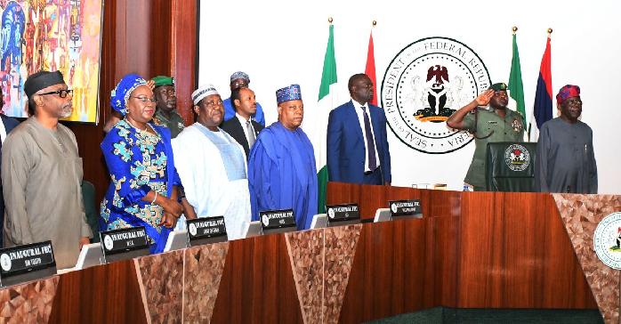 Tinubu presides over fec meeting - nigeria newspapers online