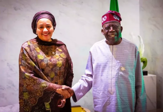 a fine example of nigerian excellence tinubu hails amina mohammed at 63 - nigeria newspapers online