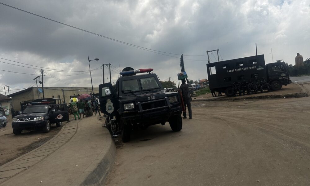 June 12 protesters shun ojota amid heavy police presence - nigeria newspapers online