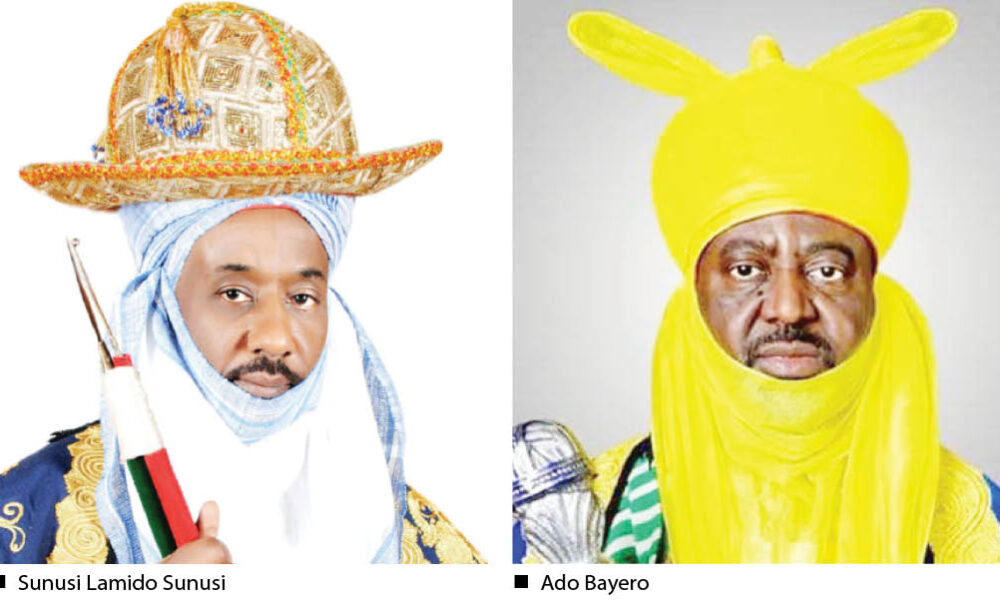 Emirate tussle sanusi bayero continue rivalry hold court lead friday prayers - nigeria newspapers online