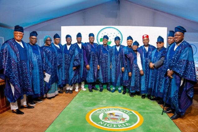 Moment dapo abiodun emerged southern governors forum chairman photos - nigeria newspapers online