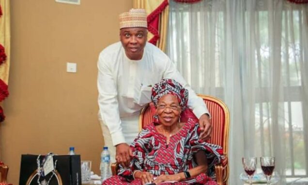 Kwara gov commiserates with saraki over mothers death - nigeria newspapers online