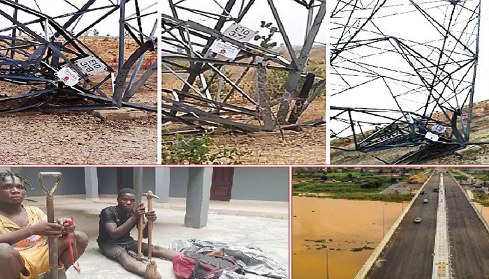 Multimillion public assets under attack as vandals plunder bridge - nigeria newspapers online