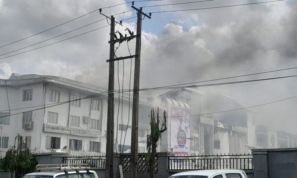 Worshippers redirected as christ embassy church fire rages despite efforts - nigeria newspapers online