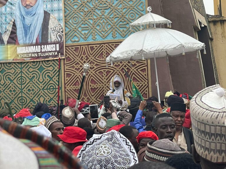 Photos moment sanusi led traditional sallah durbar - nigeria newspapers online