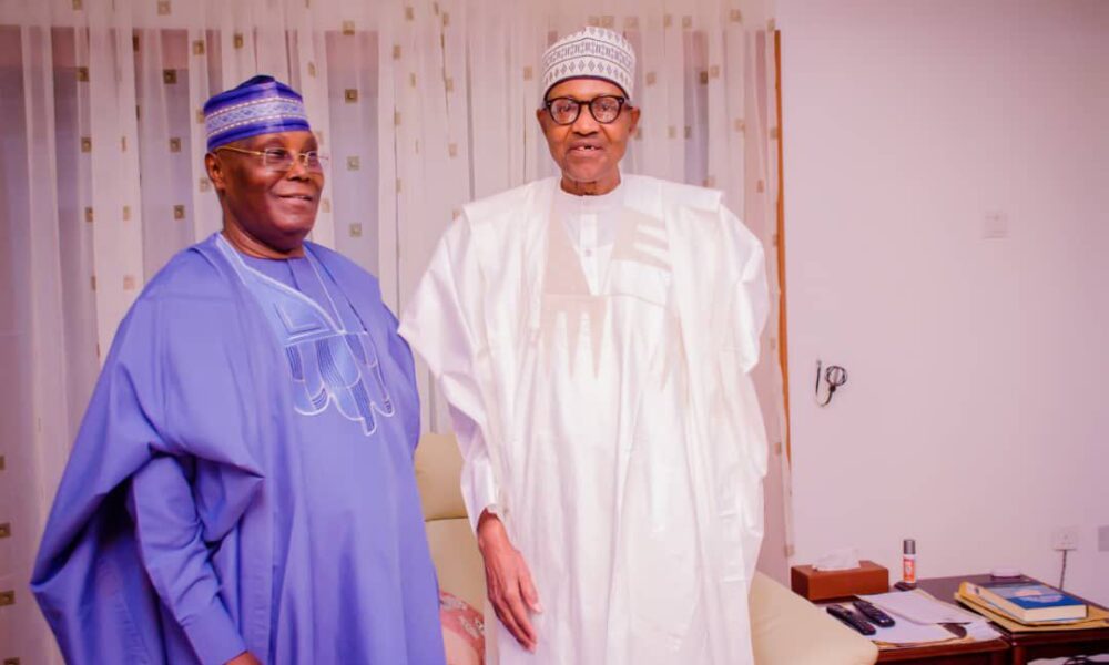 Photos how buhari hosted atiku in daura - nigeria newspapers online