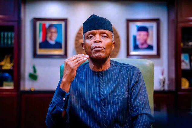 Osinbajo tells churches to question politicians donations - nigeria newspapers online