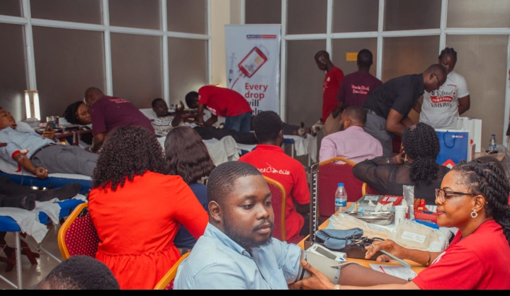 Aiico employees donate blood in lagos - nigeria newspapers online