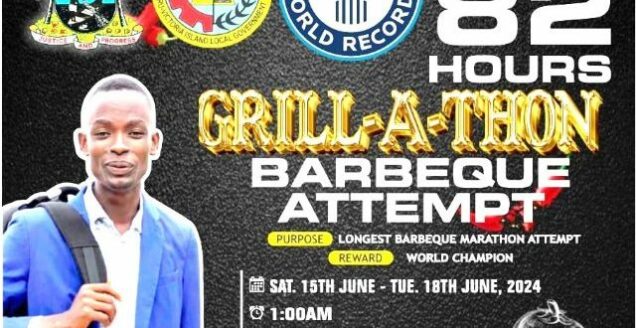 Nigerian chef attempts to break guinness world record grilling marathon - nigeria newspapers online