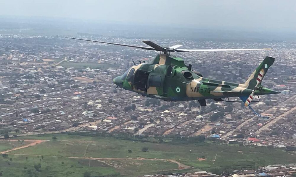 Just in pilot survives as naf helicopter crashes in kaduna - nigeria newspapers online
