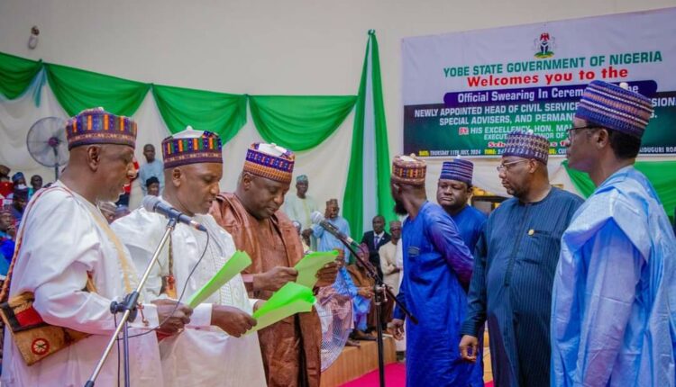 Buni Swears In Two Commissioners, Four Perm Secs, 28 SAs, Others – Independent Newspaper Nigeria