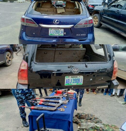 Gun battle in lagos 9 kidnappers dead 8 guns recovered - nigeria newspapers online