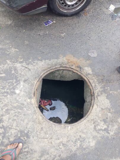 Sickening Day old baby boy dumped in manhole - nigeria newspapers online