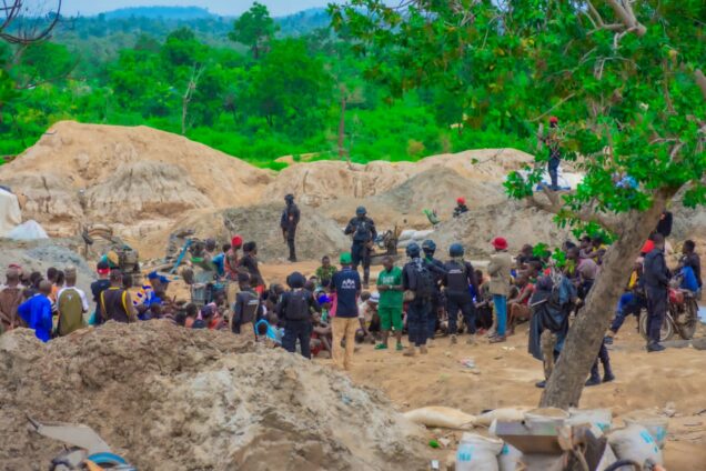 Fg busts illegal gold miners in kogi 7 suspects arrested - nigeria newspapers online